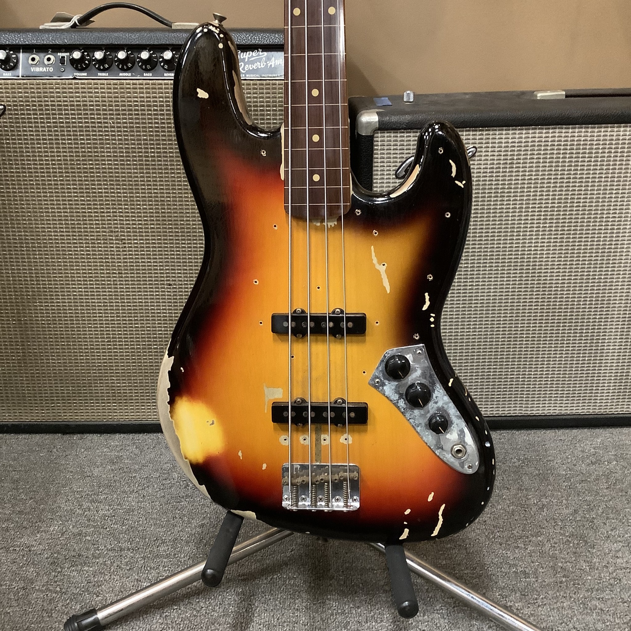 2018 Fender Custom Shop Jaco Pastorius Tribute Jazz Bass Sunburst ...
