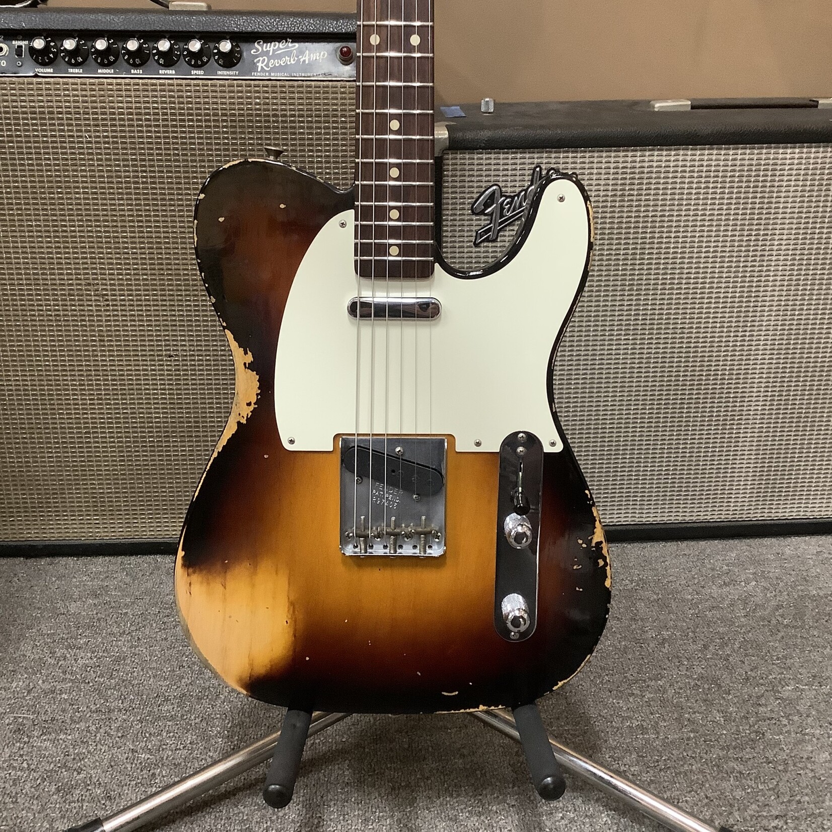 Fender 2019 Fender Custom Shop '53 Telecaster Sunburst Heavy Relic
