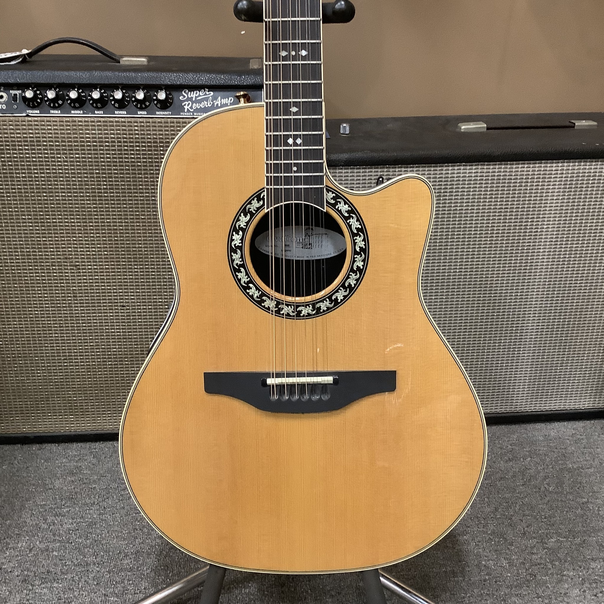 2003 Ovation Legend 1866 12String Blonde Normans Rare Guitars