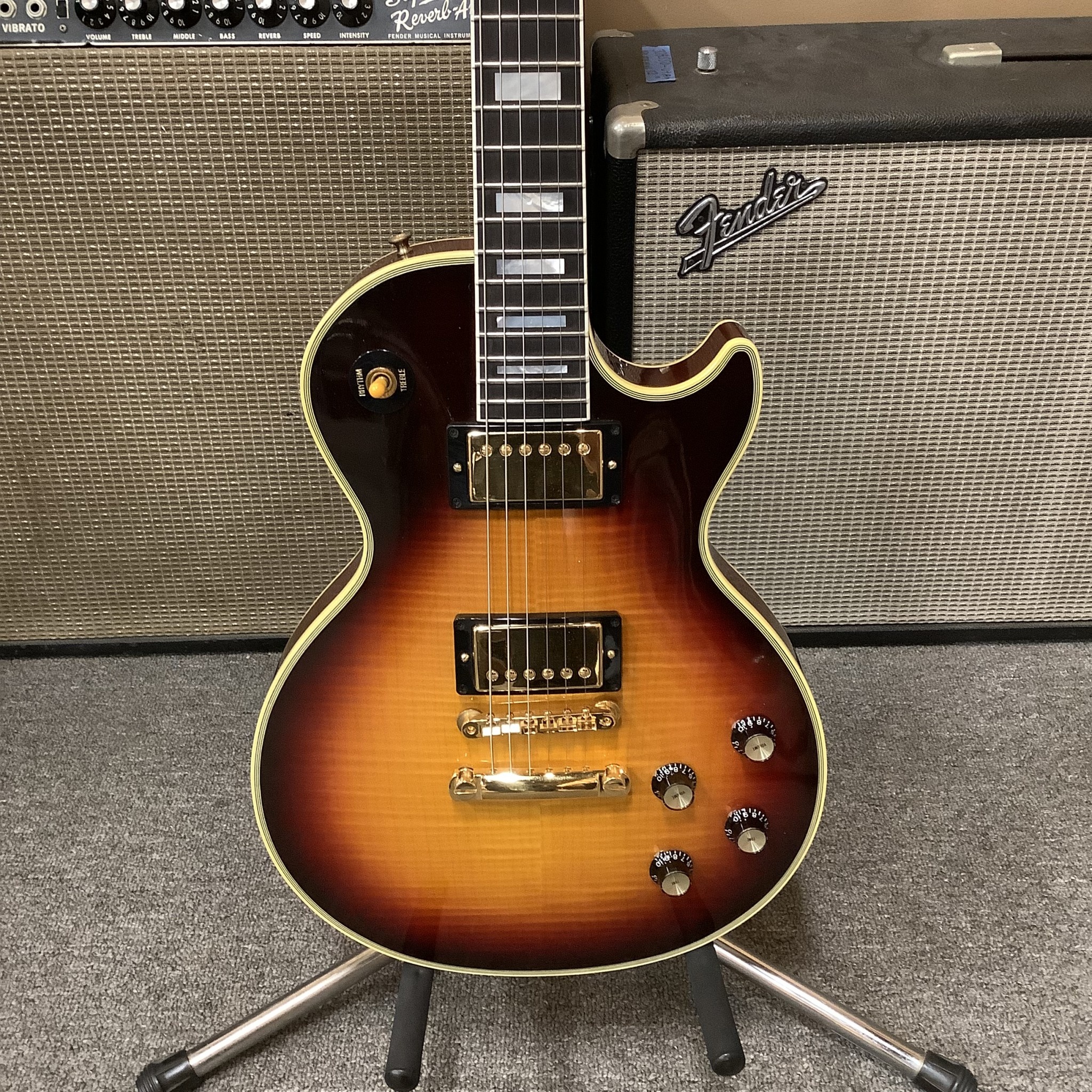 Used Gibson Custom Shop '68 Les Paul Custom Sunburst - Normans Rare Guitars