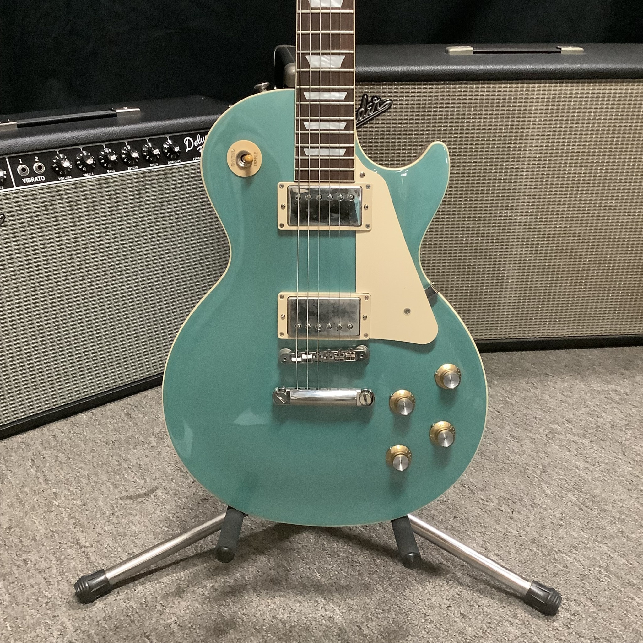 2023 Gibson Les Paul Standard 60s Plain Top Inverness Green Normans