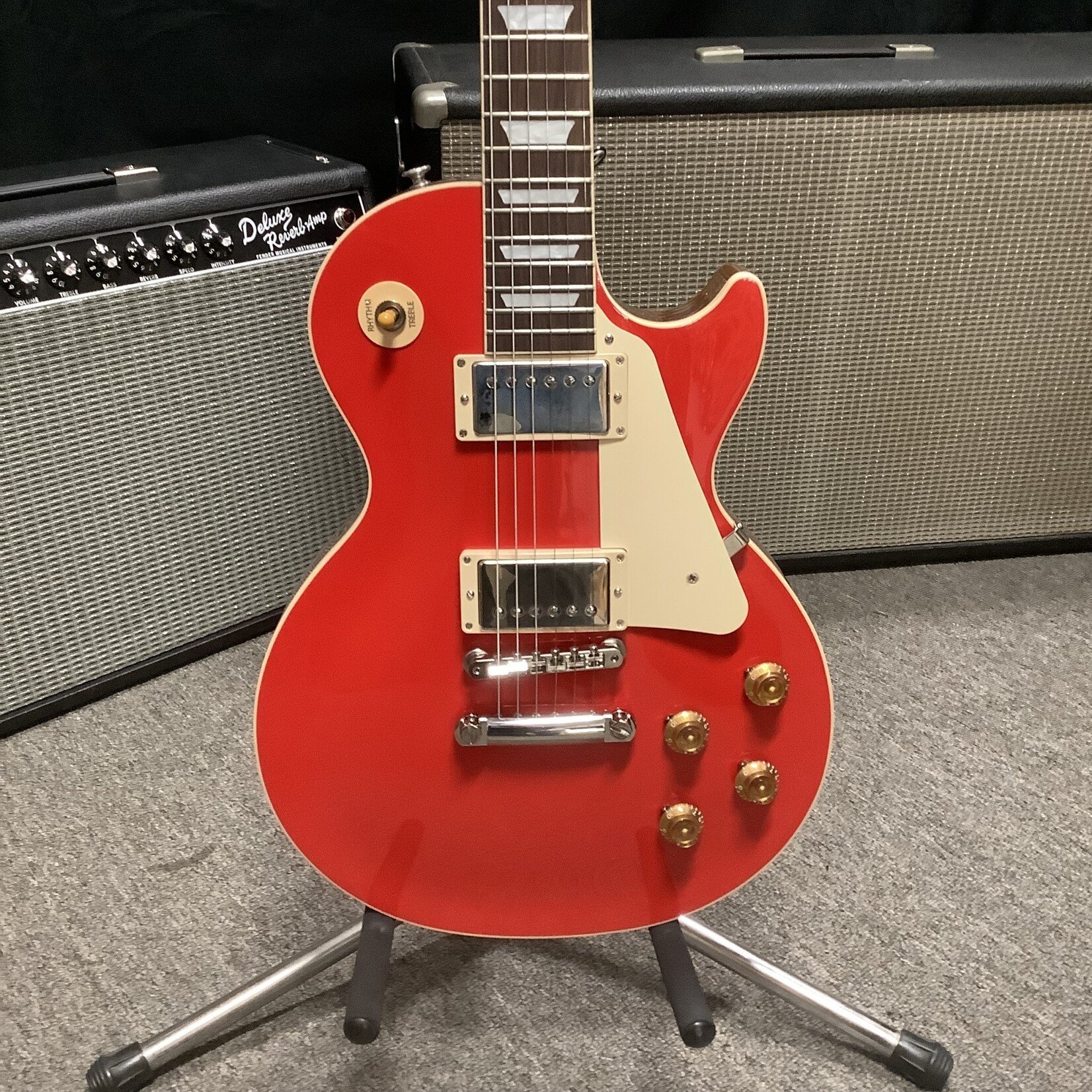 Gibson 2023 Gibson Les Paul Standard 50s Plain Top Cardinal Red