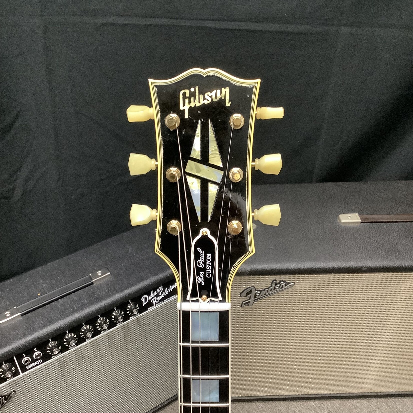 Gibson 2021 Gibson Murphy Lab '54 Les Paul Custom Reissue Black Aged Wildwood Spec