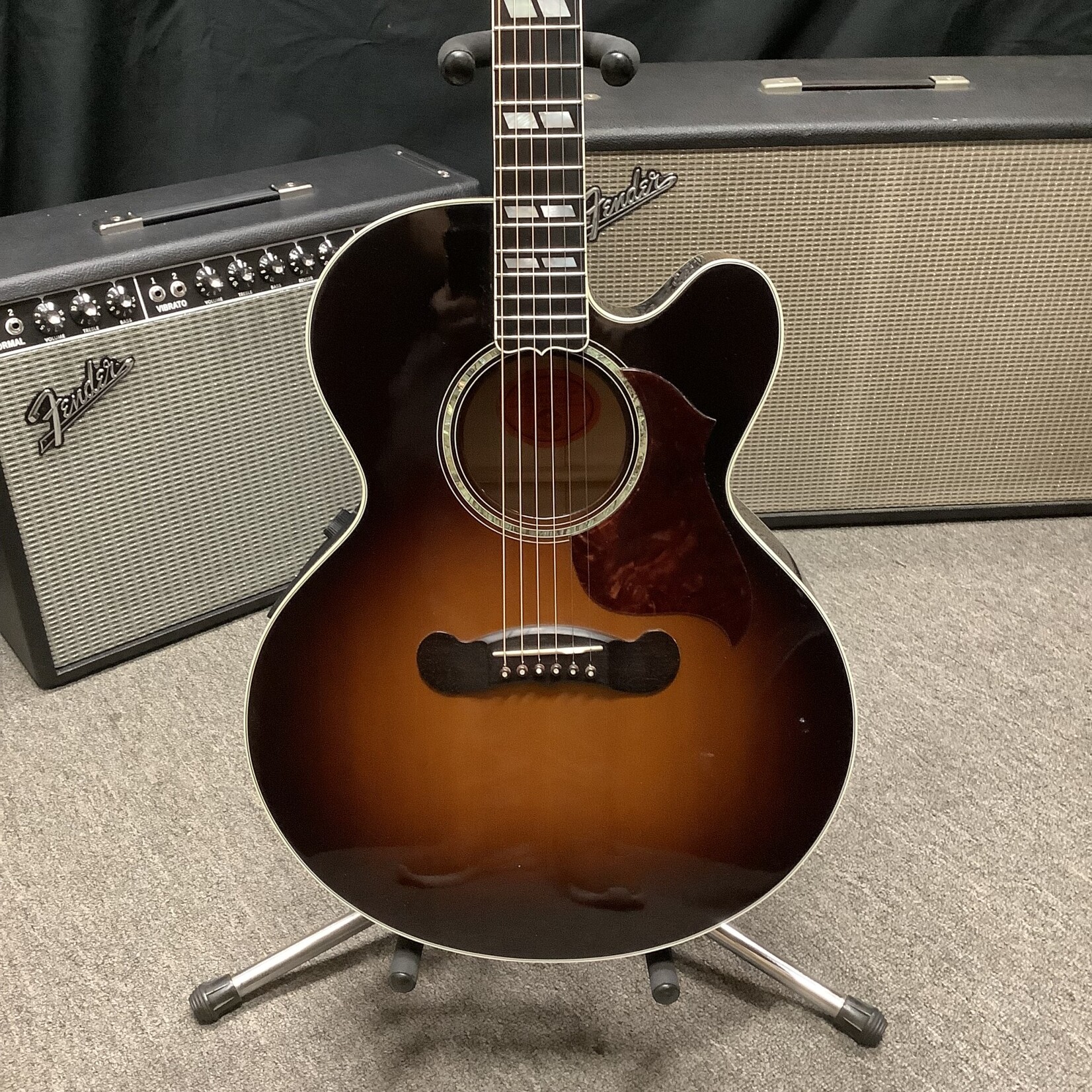 2004 Gibson J 185 EC Brown Sunburst Normans Rare Guitars