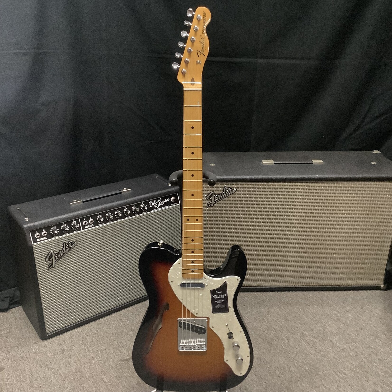 Fender 2023 Fender Vintera II 60s Telecaster Thinline 3-Color Sunburst