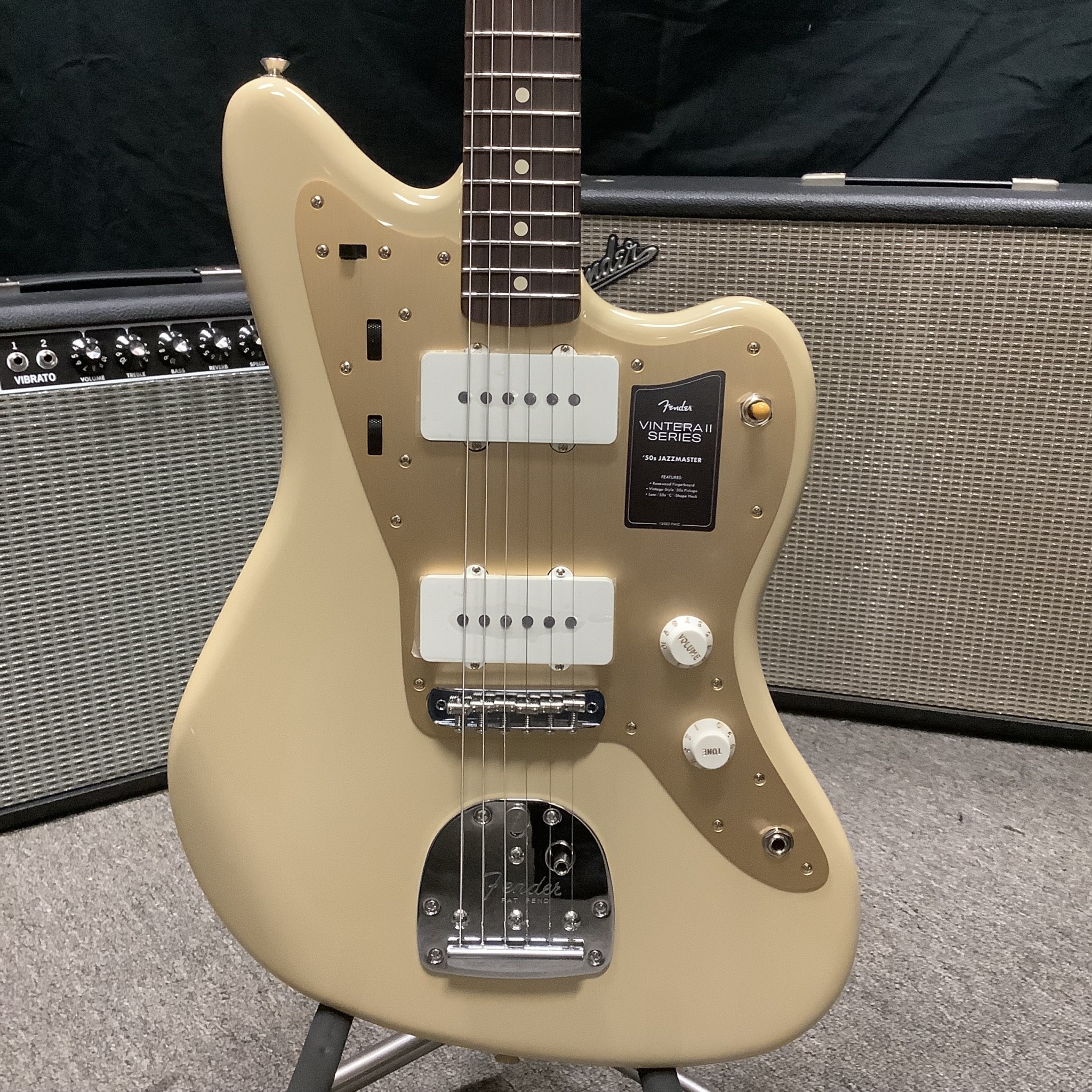 2023 Fender Vintera II 50s Jazzmaster Desert Sand Normans Rare