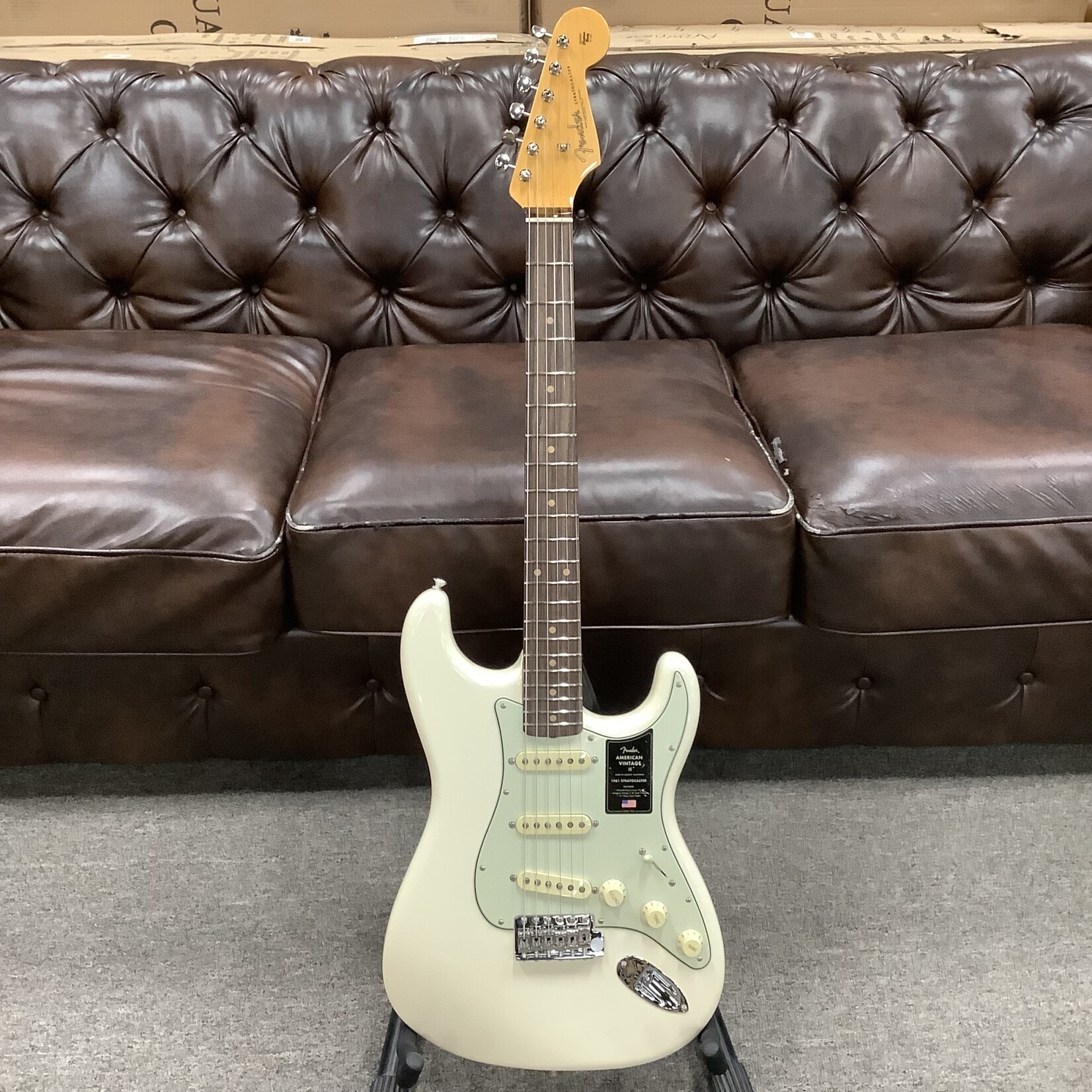 Fender 2023 Fender American Vintage II 1961 Stratocaster Olympic White