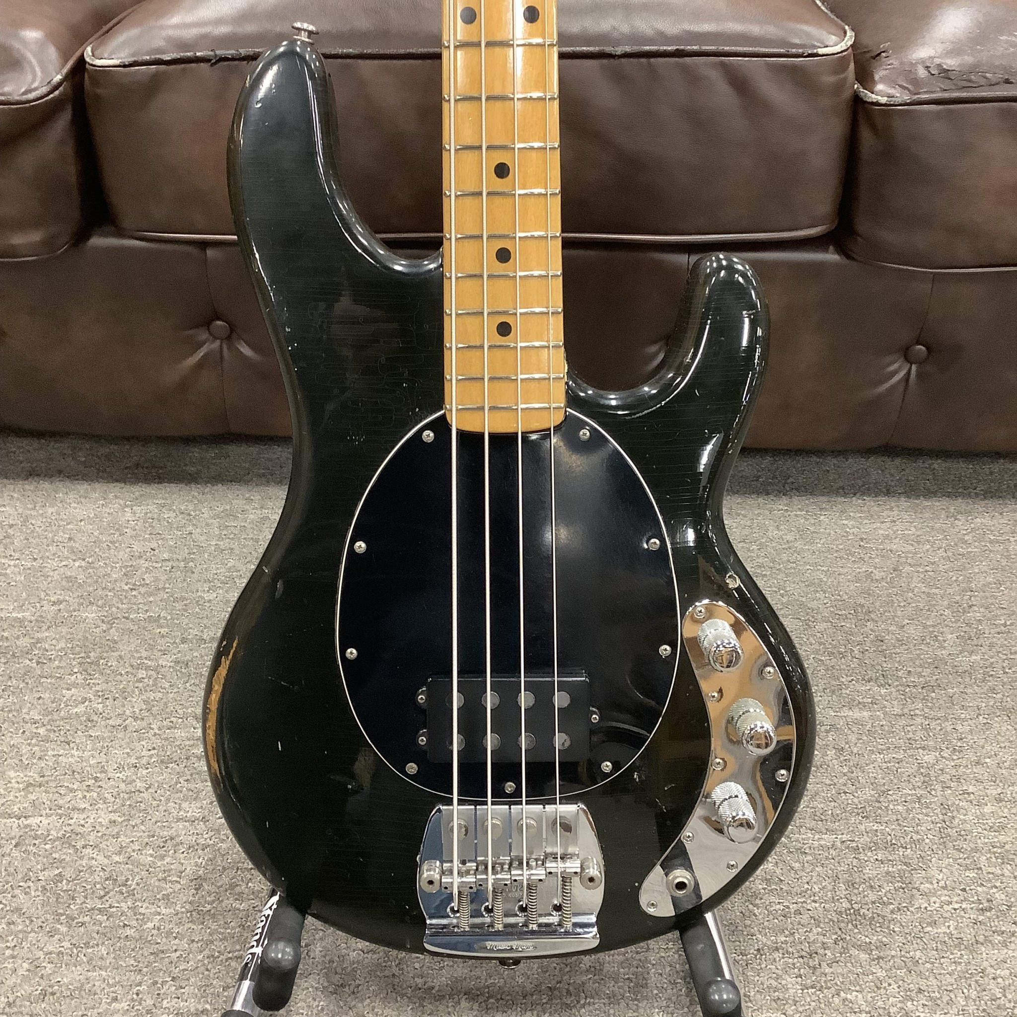 1979 Music Man StingRay Bass Black Normans Rare Guitars
