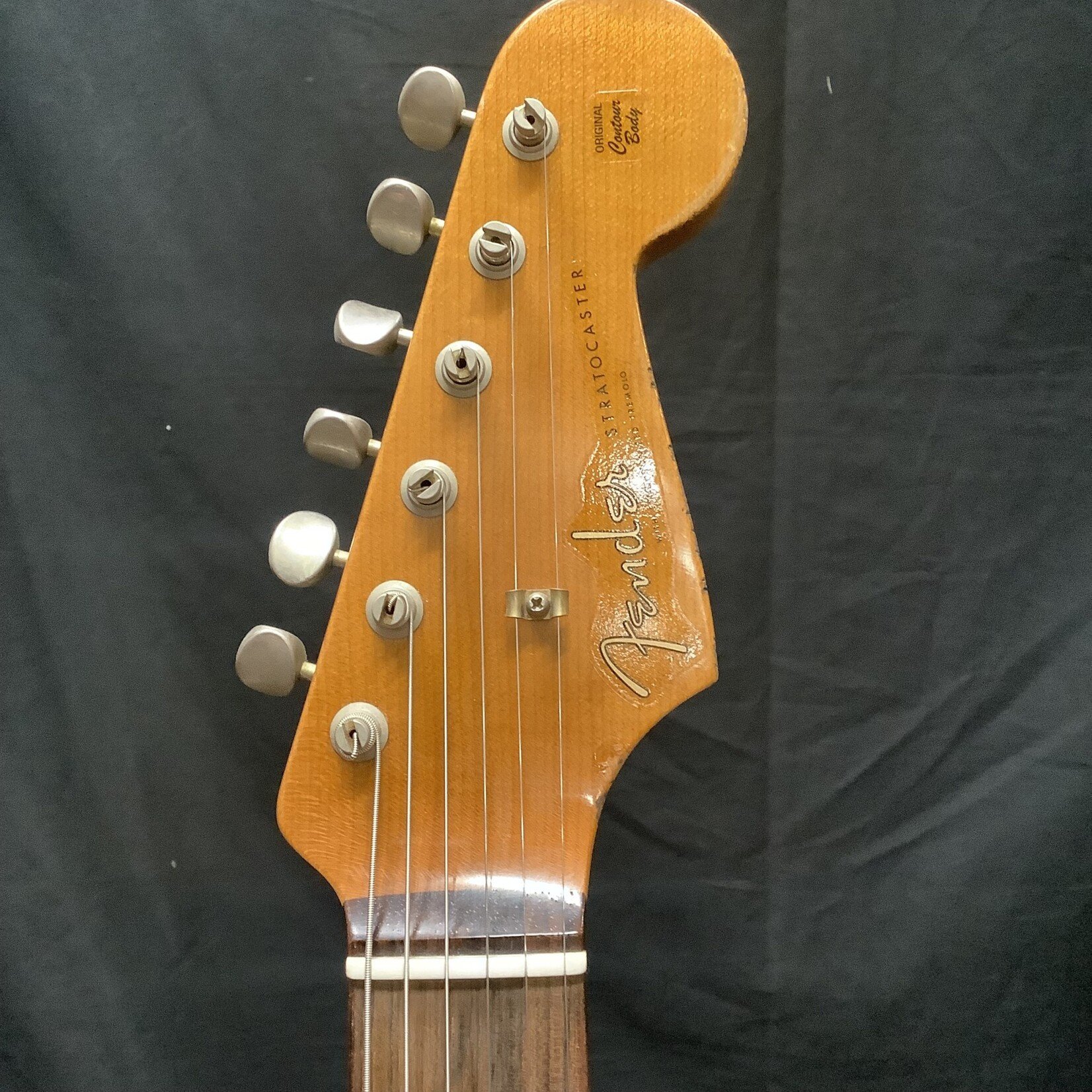 Fender 2017 Fender Custom Shop Ltd '59 Stratocaster Roasted Maple Neck Fiesta Red Heavy Relic