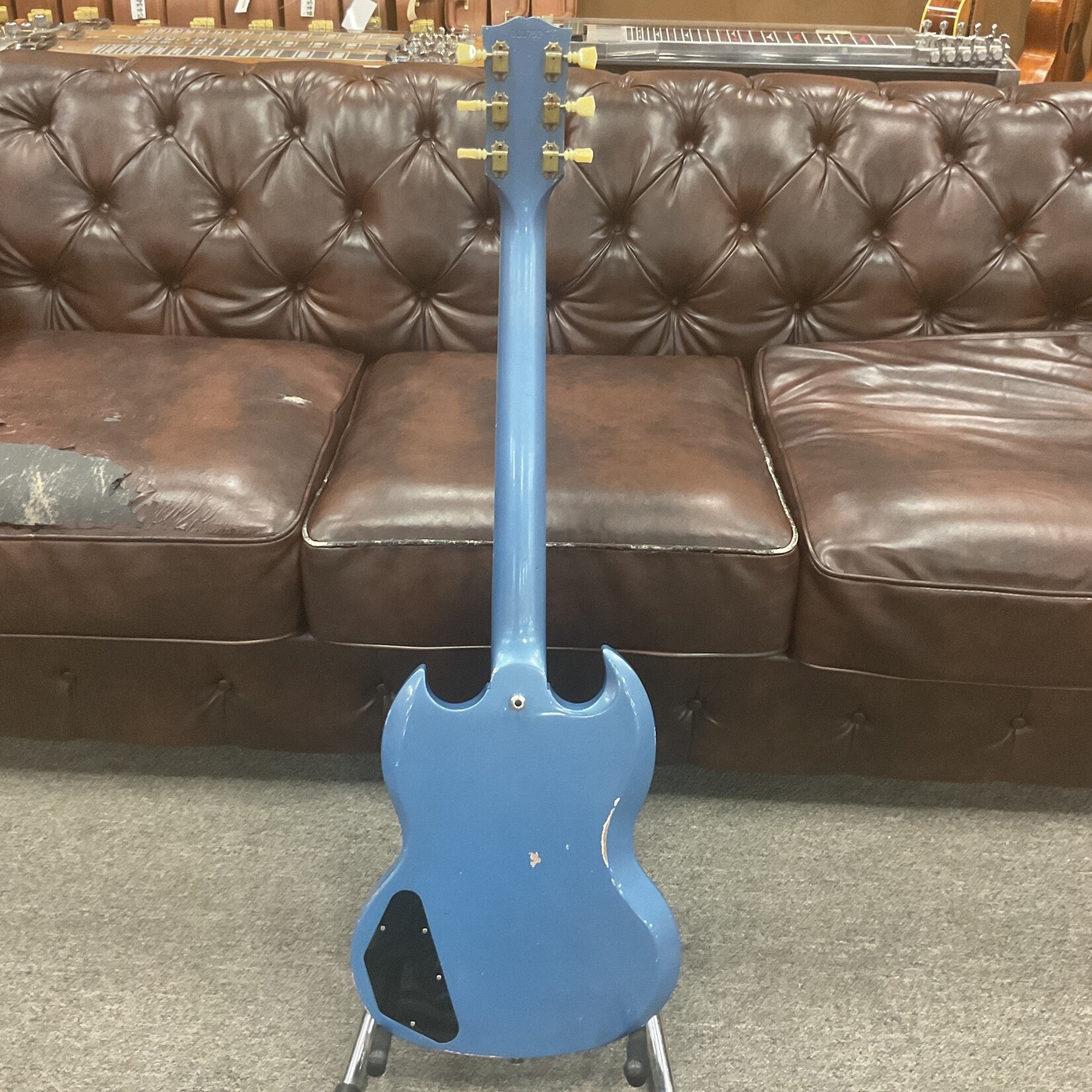 Gibson 2018 Gibson Custom Shop SG Les Paul Aged Pelham Blue