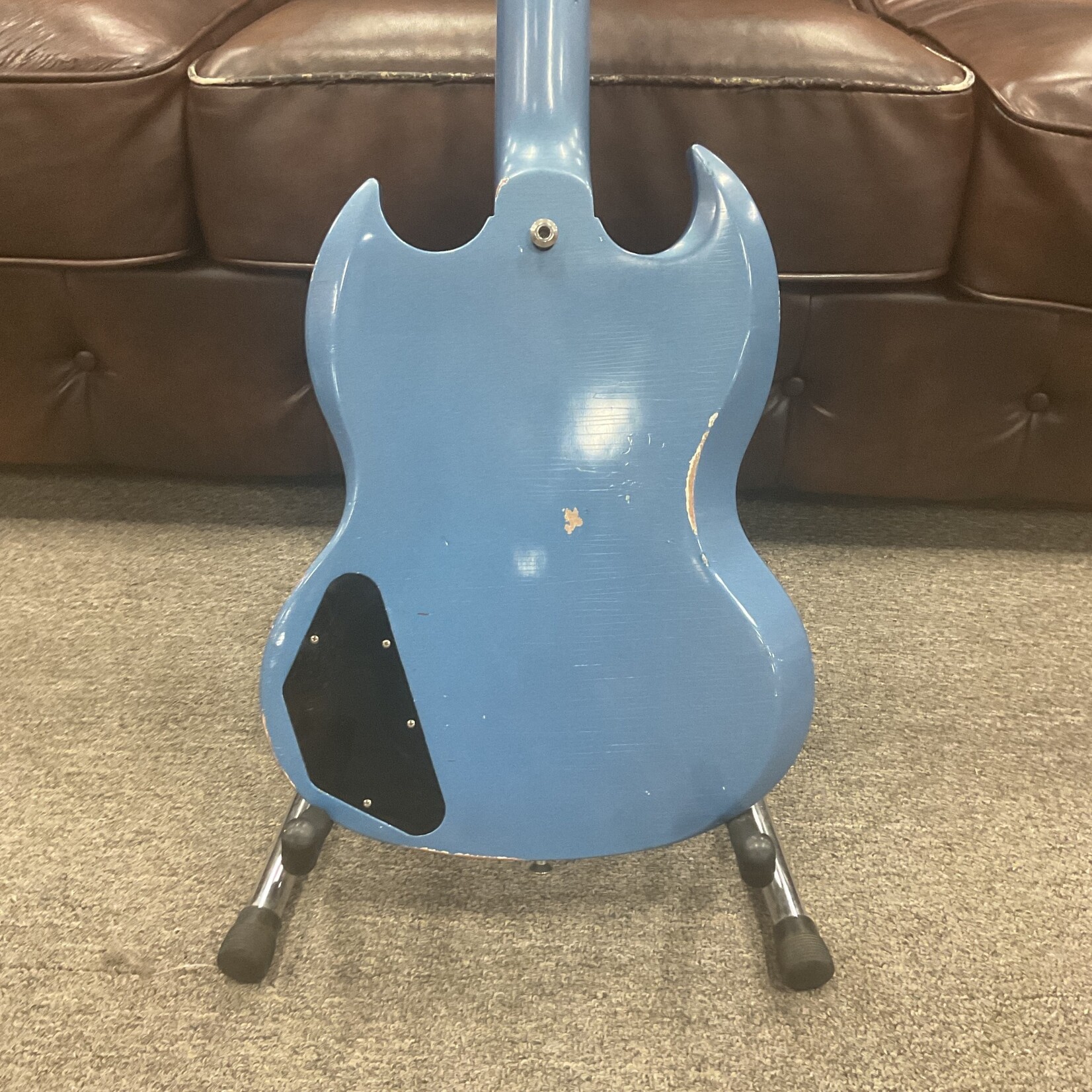 Gibson 2018 Gibson Custom Shop SG Les Paul Aged Pelham Blue