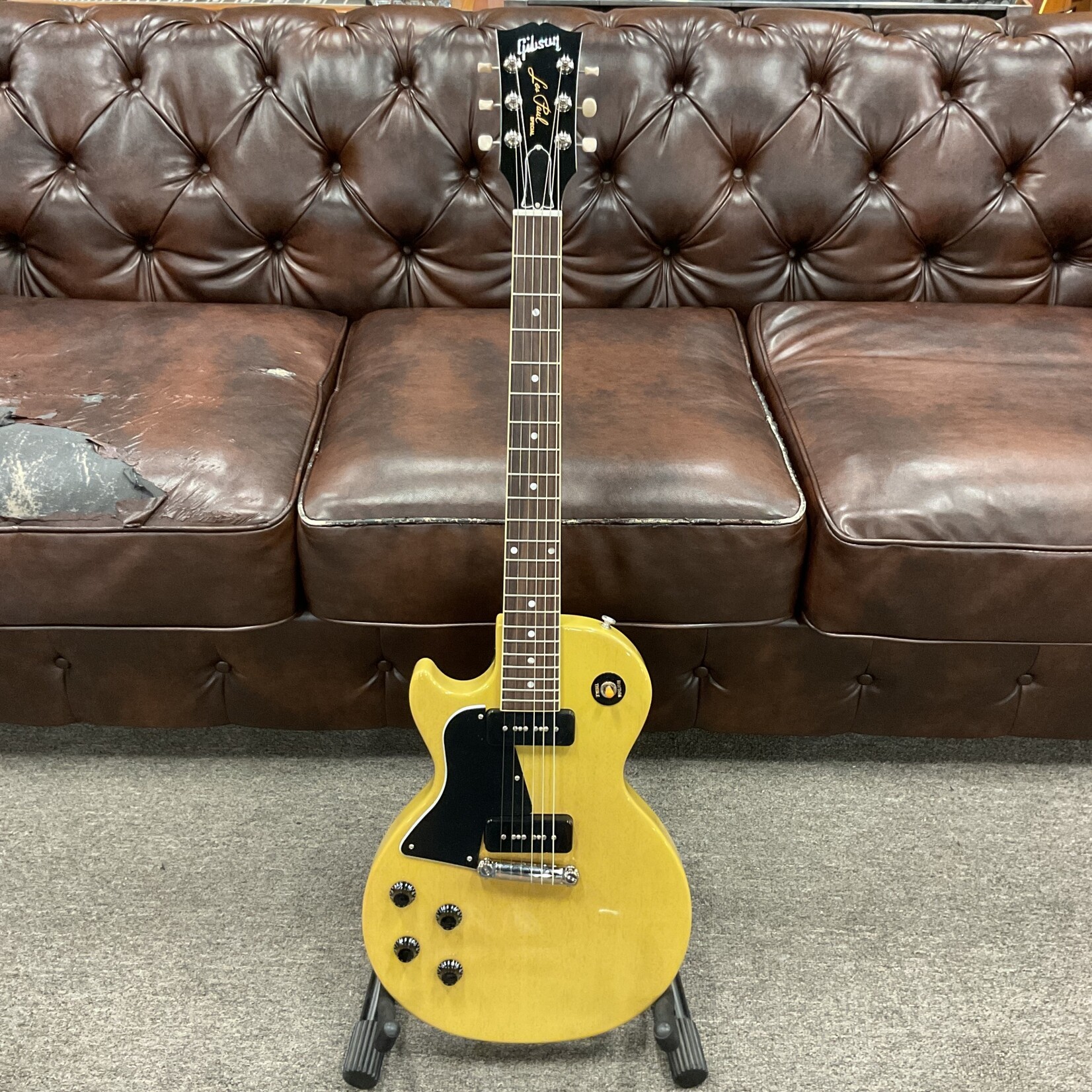 Gibson Les Paul Special Left Handed TV Yellow - Normans Rare Gibson Les Paul Special Left Handed TV Yellow - Normans Rare