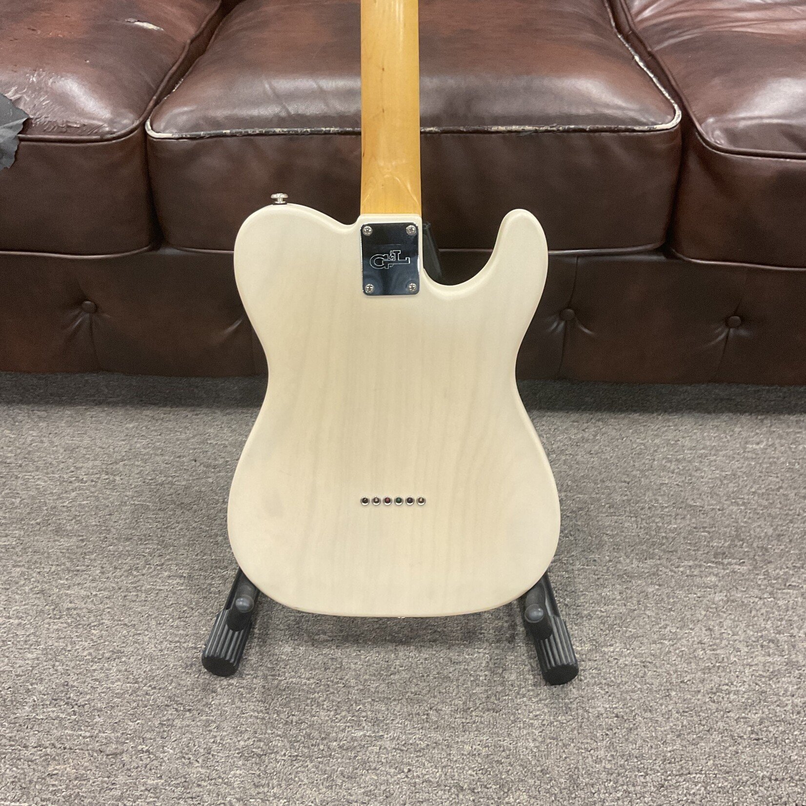 G&L 2017 G&L ASAT Classic Left Handed Satin Blonde Frost