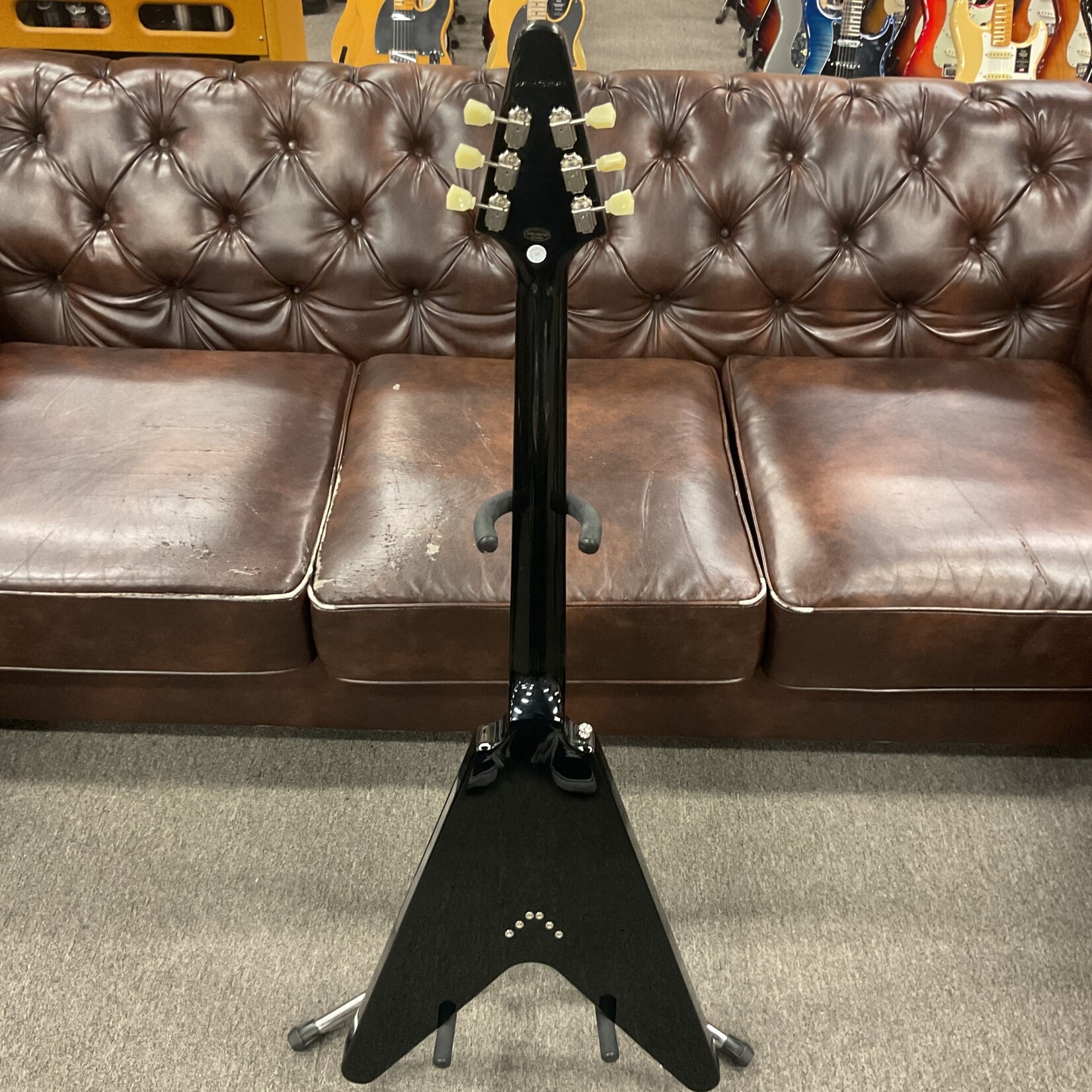 Epiphone Epiphone Flying V Black W/ White Pickguard