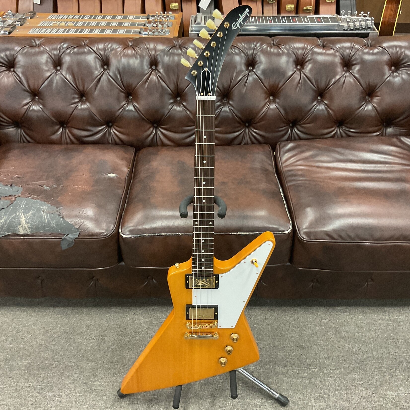 Epiphone 1958 Korina Explorer Outfit Electric Guitar | Music