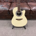 Ovation 1993 Ovation Custom Balladeer Model 1860 White AE