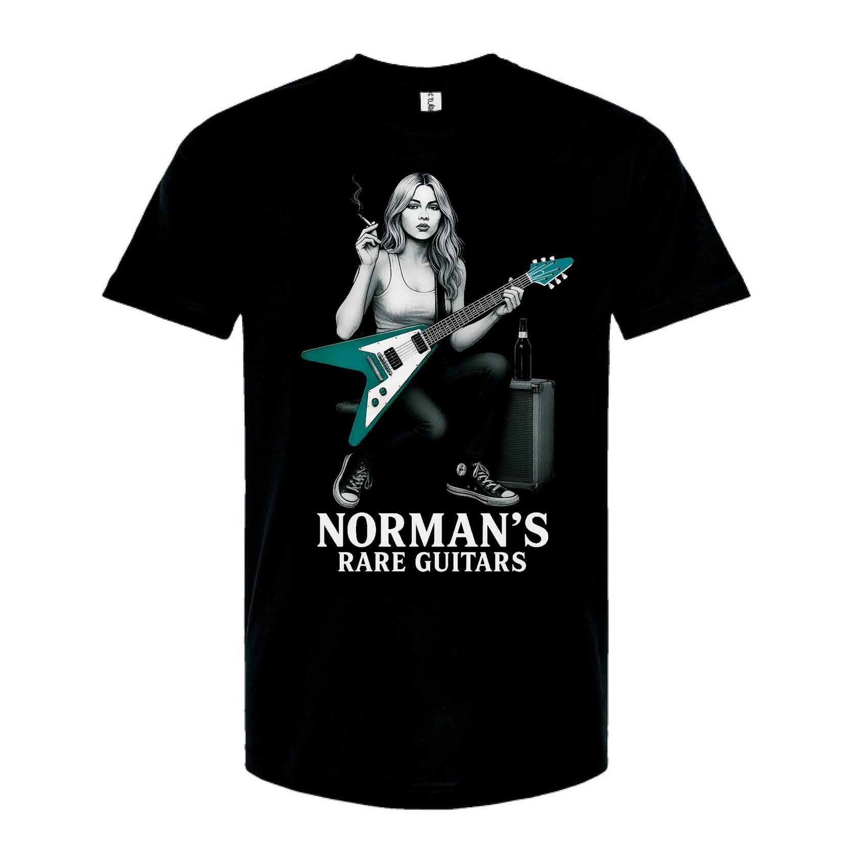 Norman's Rare Guitars Smoking Girl