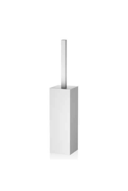 DW - Cube Collection - DW 371 Toilet Brush Set - Square Matt White - Germany