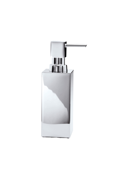 DW - Cube Collection -  DW 395 Soap Dispenser Pump - Square Tall - Chrome -16 x 5cm - Germany