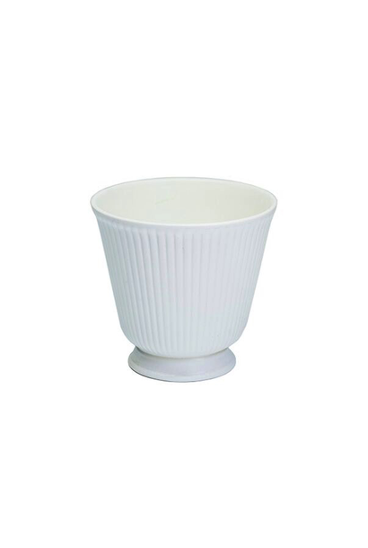 Vintage Wedgwood - Moonstone Thistle Vase / Planter - Cream - Small H8cm - UK c.1960