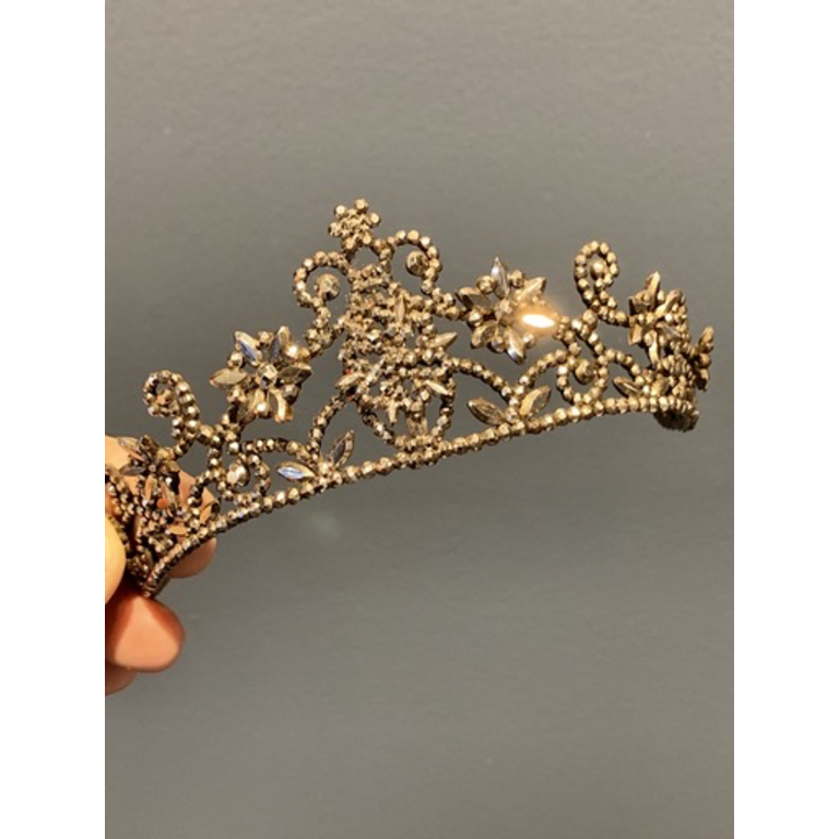 Magnificent Cut steel Tiara England c1875