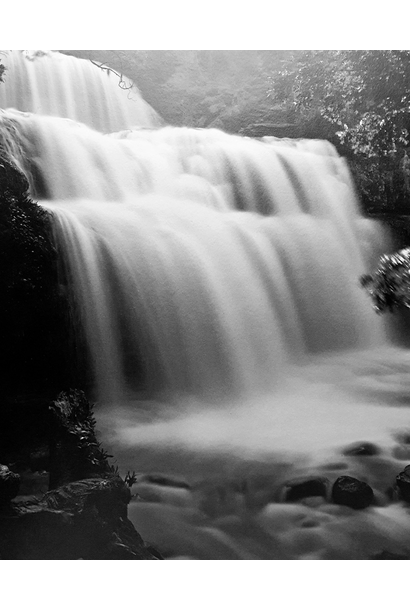 Susie Hagon - Waterfall, Liffey Falls - Limited Edition Photograph - Cotton Rag Paper - 154x124cm framed - Black shadow frame
