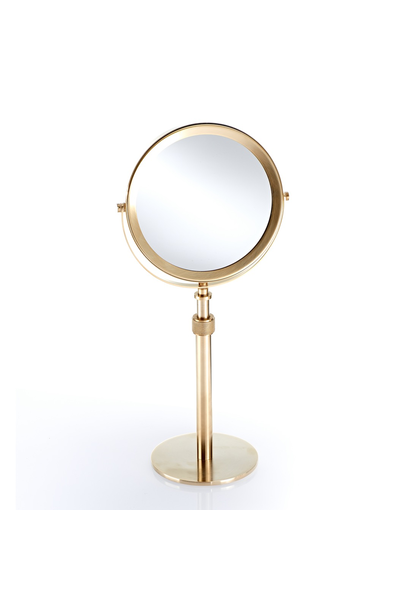 DW -  Club Collection - SP 13/V Cosmetic Mirror - Matt Gold - 5x Magnification - H50cm - Germany