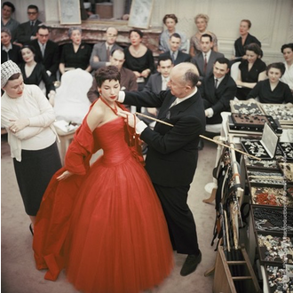 Coco Chanel Enters her Shop on the Rue Fauborg St. Honore, 1957 by Mark  Shaw