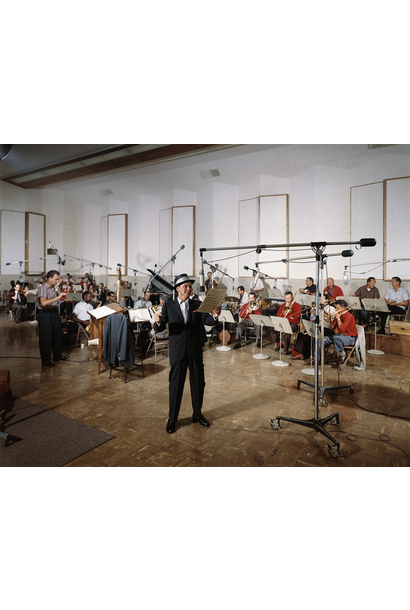 Sid Avery - Frank Sinatra at a Capitol Records recording session in Los Angeles c1960