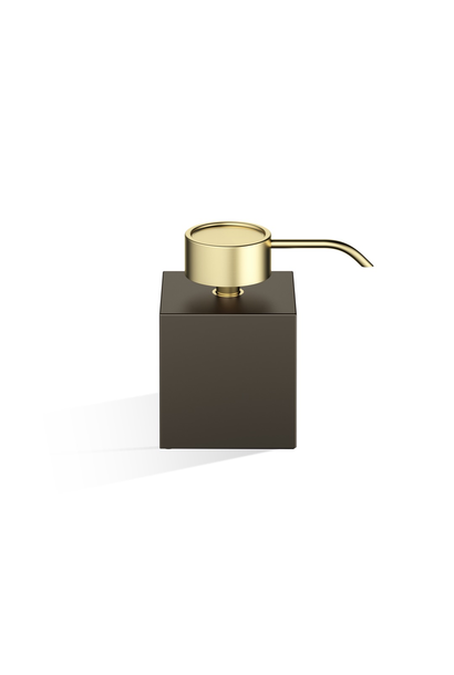 DW - Contemporary Collection Soap Dispenser - Dark Bronze Matt Gold Top - H13x8.5cm - Germany
