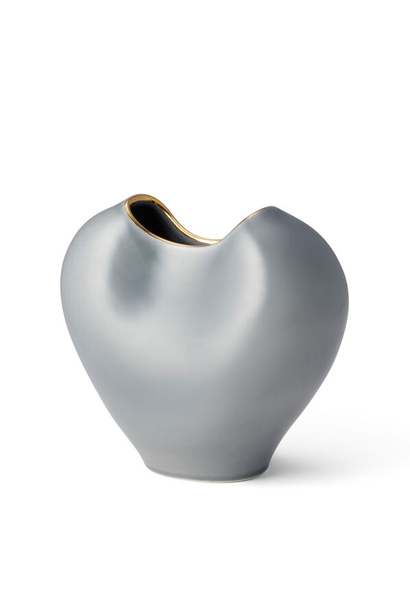 AERIN - Paola Small Vase - Dusk Blue