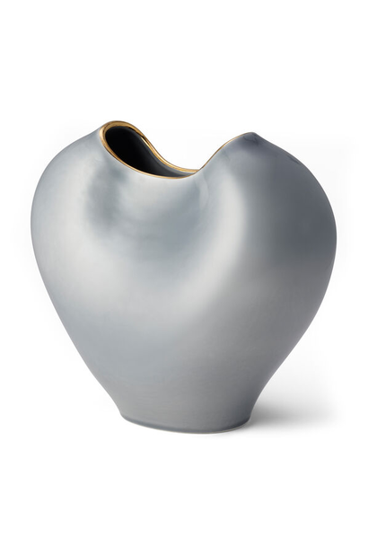 AERIN - Paola Large Vase - Dusk Blue