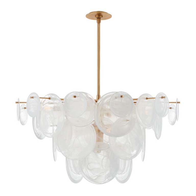 large white chandelier