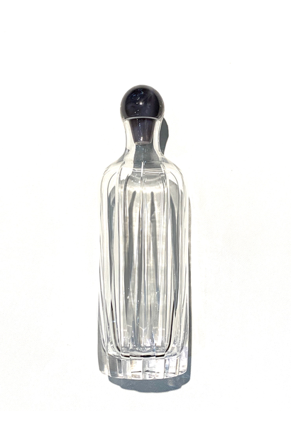 Elevo Decanter with Smoke Agate Stopper - Lead Free Crystal - H31cm - Anna New York