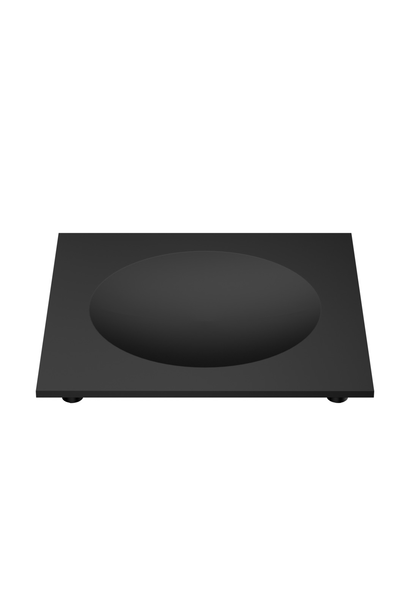 DW - Cube Collection -  DW 351 Soap Soap Dish Square - Matt Black - 12x12cm - Germany