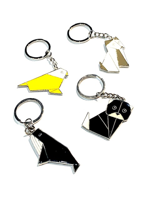 BECKER MINTY Origami Animal Keyring - Whale-2