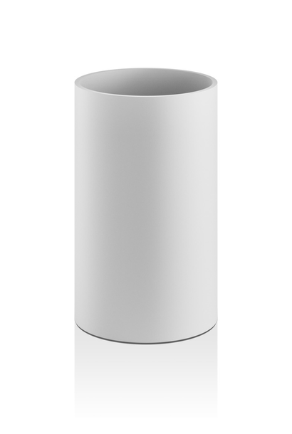 DW - Stone Collection - BEOD Waste Bin - White  Resin no Lid - 30 x 18.5 x 18.5cm - Germany