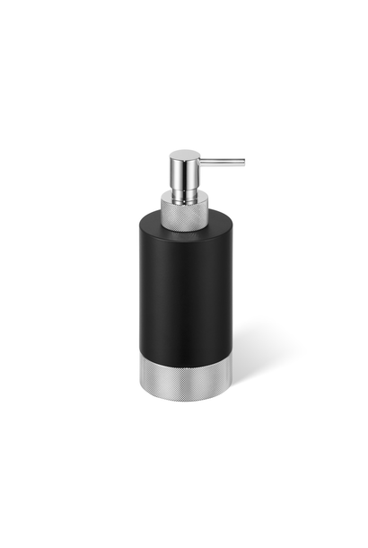 DW - Club Soap Dispenser Pump 1  - Black/Chrome - H17.5 x 7.5 x 6.5cm - Germany
