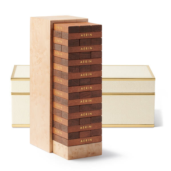 Aerin Shagreen JENGA® Set on SALE