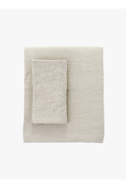 Moss Natural Washed Linen Table Cloth - Grand - 180x300cm