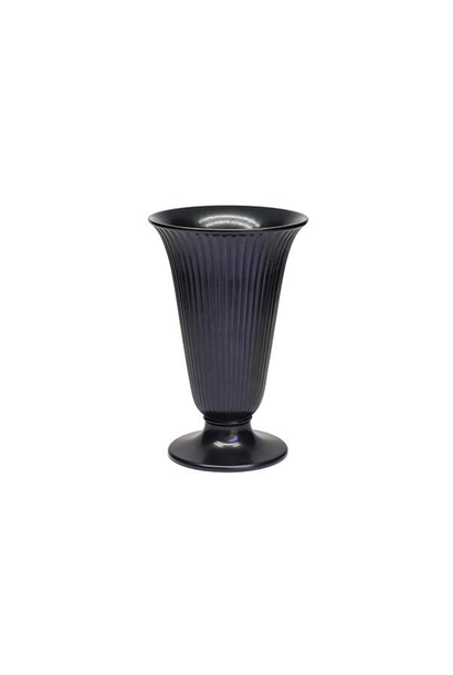 Vintage Wedgwood - Bell vase - Ravenstone (matte black finish) - 24cm - UK c.1960