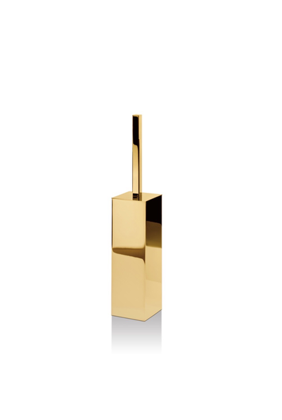 DW - Cube Collection - DW 371 Toilet Brush Set - Square Gold - Germany