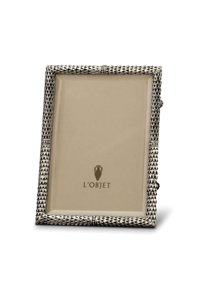 L'Objet - Snake Scales Frame 8x10" - Platinum