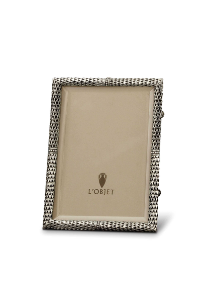 L'Objet - Snake Scales Frame 5x7" - Platinum