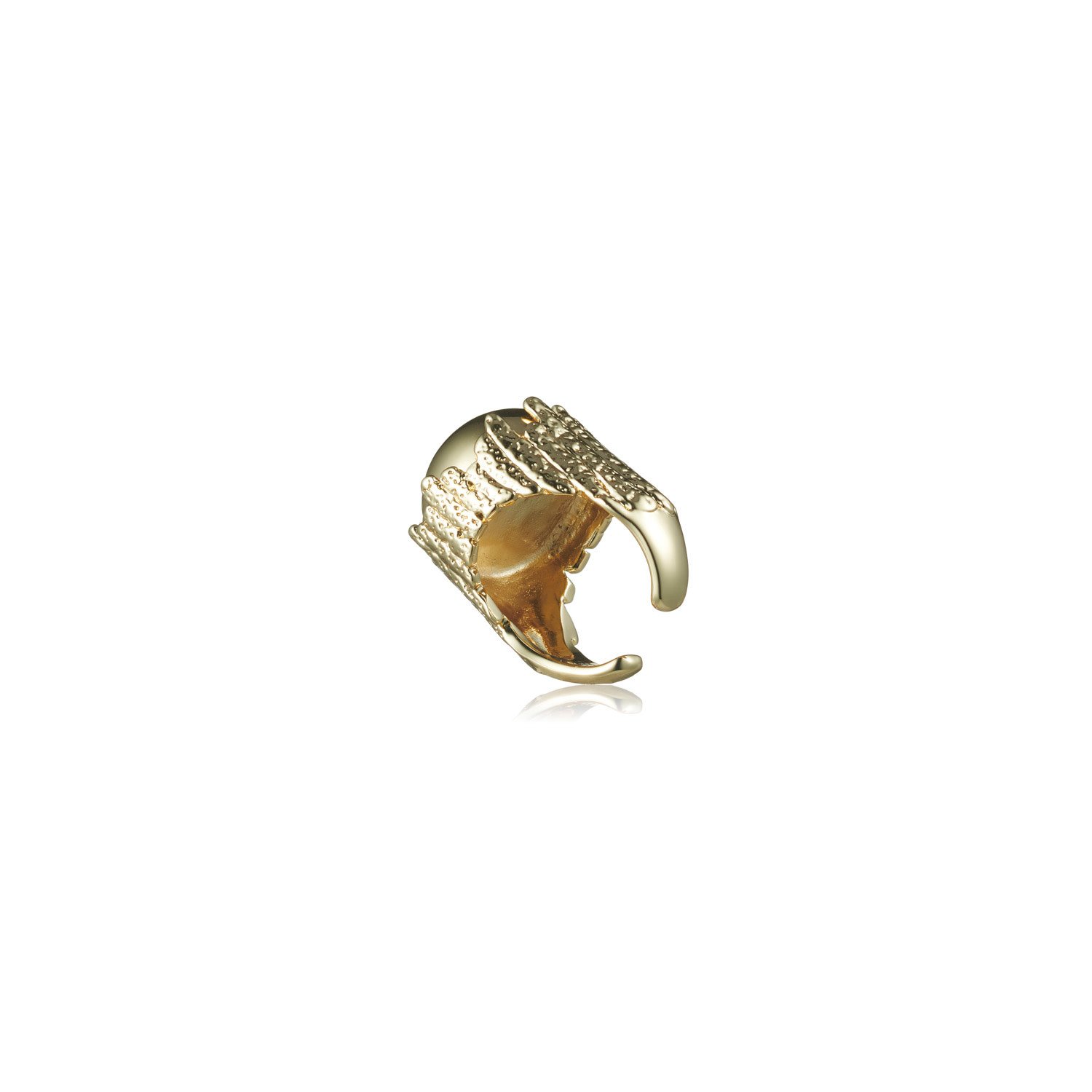 Jupiter Ring - Brut Baum Collection -14ct Gold Plated Ring - Sarina Suriano for BECKER MINTY-3