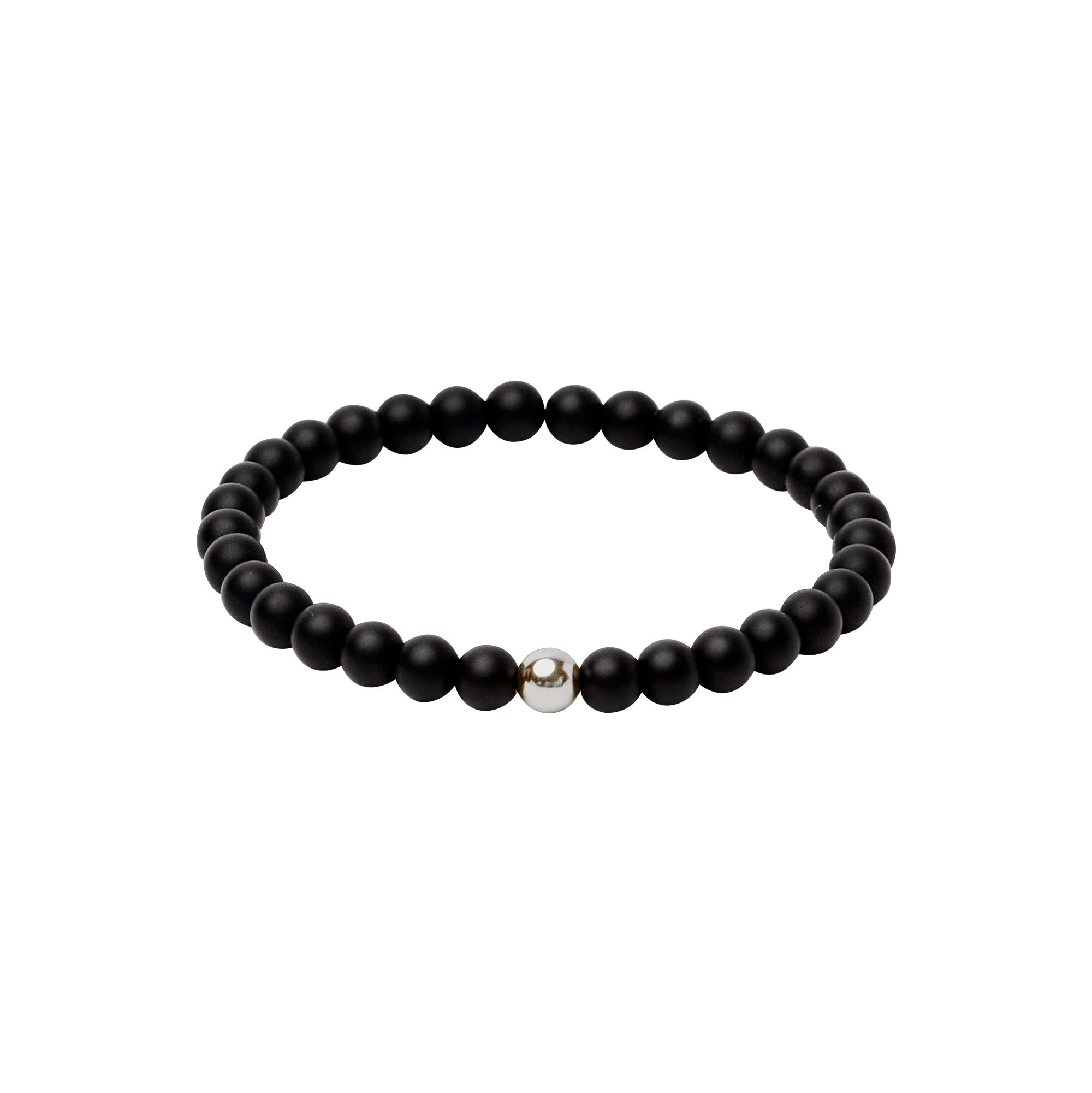 SPIRITUS STONES - PROTECTION BRACELET WITH ONYX & STERLING SILVER-1