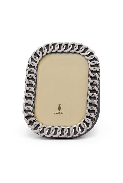 L'Objet - Cuban Link  Frame 8x10" - Platinum