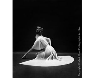 Mark Shaw Photography - Vanity Fair Pleated Capelet Seated Back, Circa 1955  - Becker Minty