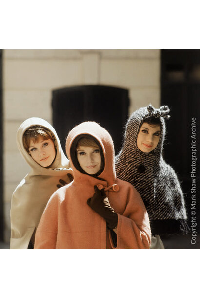 Mark Shaw - Mod Girl, Dior Three Hoods, 1961