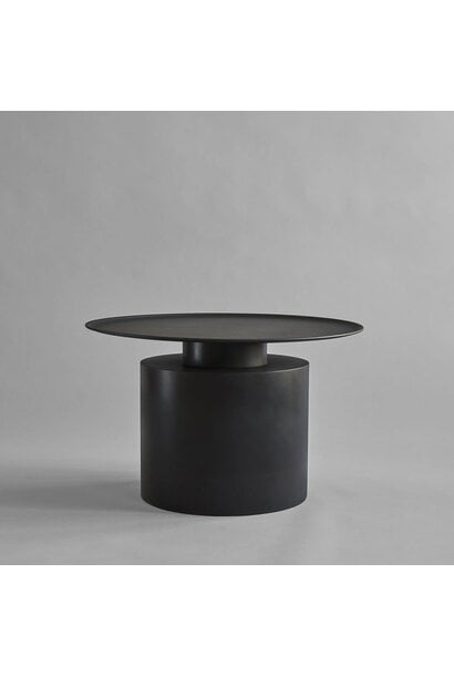 101 Copenhagen - Pillar Table Low - Burned Black - H41xD65cm